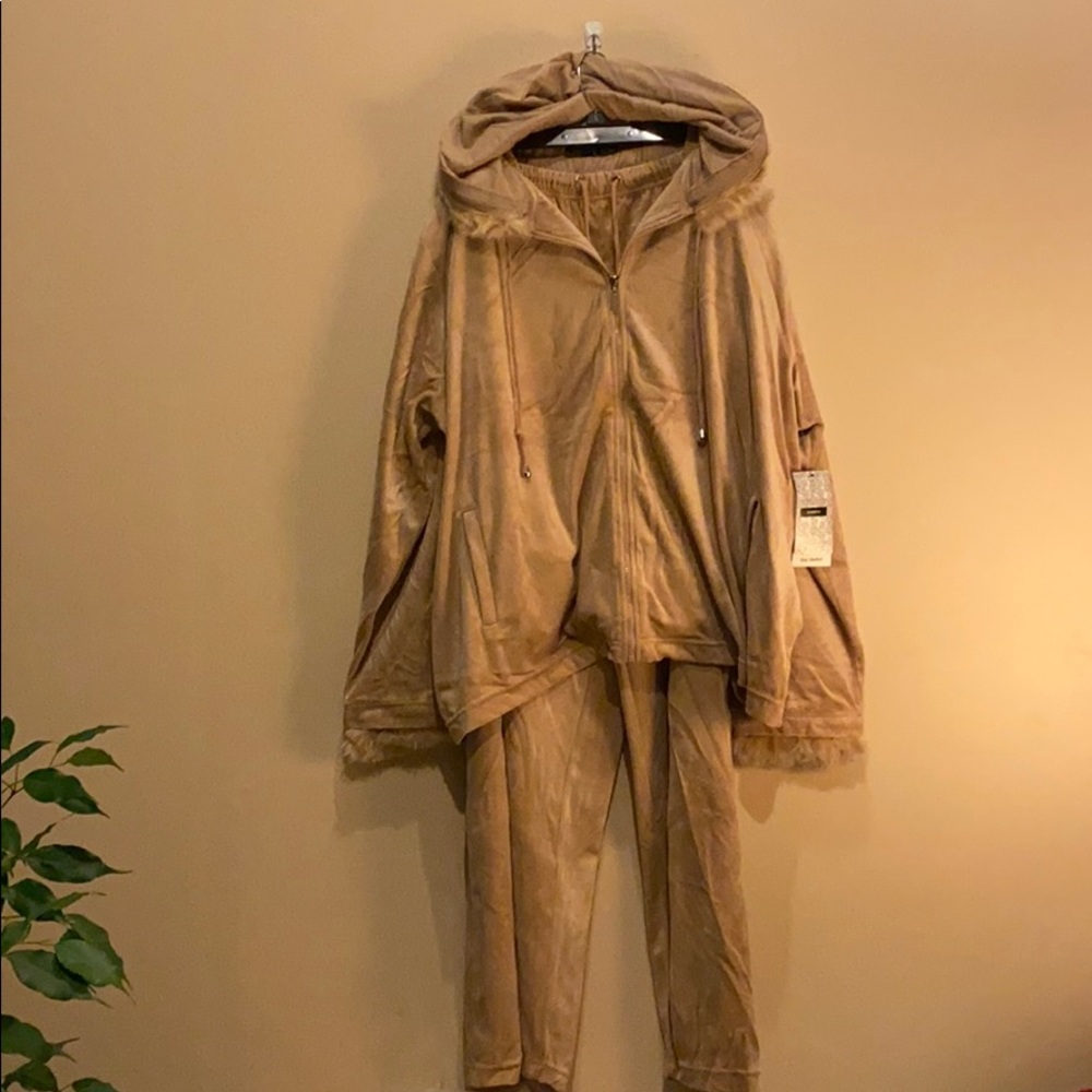 NWT Kaktus Jog Set sweatpants & shirt plus size 3x